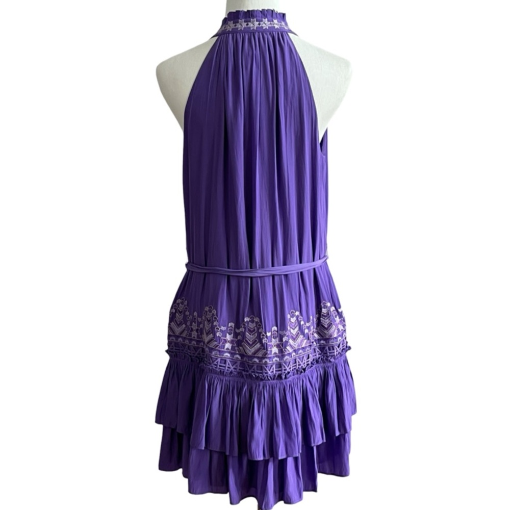 New Ramy Brook Angeline Passion Purple Mini Dress Size S Retail $475 - Picture 6 of 14